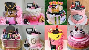 birthday cake ideas for makeup lover