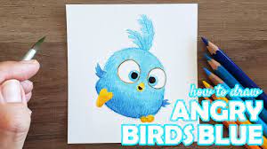 How to Draw and Paint Angry Birds Blues. Draw with me! | Como desenhar e  pintar Angry Birds Blues. - YouTube