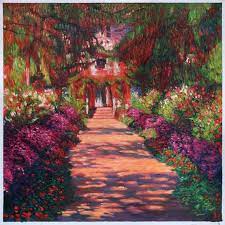 Garden At Giverny Claude Monet