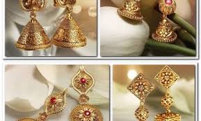 antique earrings from tanishq divyam