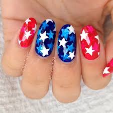 The pros and cons of stiletto nails. Red White And Blue Stars Nail Art By Kasey Campa Nailpolis Museum Of Nail Art