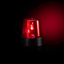 7 Inch Police Beacon Light In Red