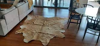 extra large cow hide rug