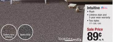 intuitive e gray plush carpet 12 ft