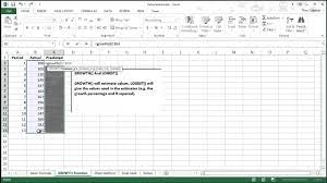 calculating growth in excel formula