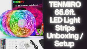 tenmiro led strip lights unboxing and