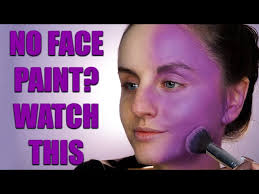 without face paint halloween makeup