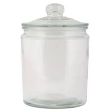 Decorative Glass Jar With Lid For