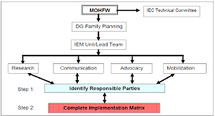 Organizational Chart For The National Fp And Rh