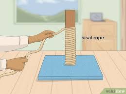 how to make a cat scratching post 12