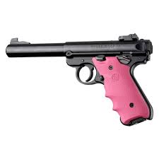 ruger mk iv pink rubber grip with