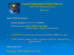 Ppt United Independent School District Kronos Time
