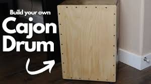 how to build a two sided cajon drum