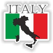 Italy Sticker Flag Mf For Laptop Book