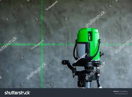 Laser Level Meter Green Light Measuring Stock Photo Edit