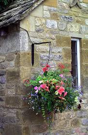 Hanging Basket In The Cotswolds