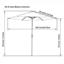 9 Tiki Umbrella Hawaiian Design