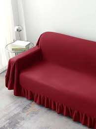 1pc Red Sofa Cover Modern Minimalist