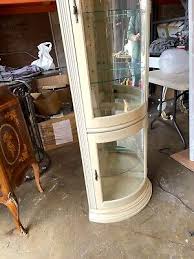 Corner Cabinet With Curved Front With