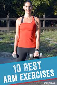 10 best arm exercises for women who