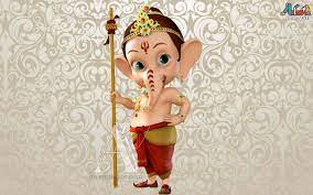 Cute Bal Ganesh Wallpaper Free Download ...