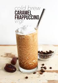 cold brew caramel frappuccino