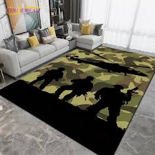 military camouflage carpets for living