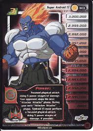 Android 13 (人造人間13号, jinzōningen jū san) is a character in the dragon ball franchise.he makes his debut in the 1992 film super android 13!. Super Android 13 Level 3 M3 Dragon Ball Z Score Singles Dragon Ball Z Score Babidi Saga Wild Things Games