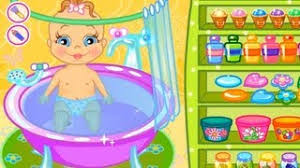 Pou is ready to have bath. Baby Bathing Game For Little Baby Doras Games Youtube