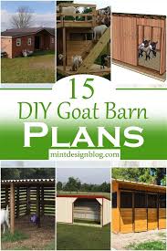 15 Diy Goat Barn Plans For Goat Owners