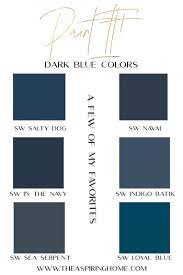 The Best Dark Blue Paint Colors The