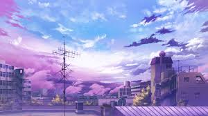 floating anime city wallpapers on