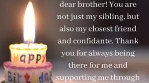 25 birthday wishes for brother that