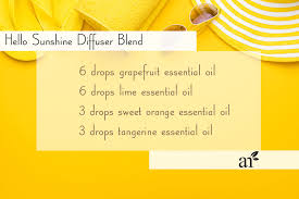 our summer love o sunshine essential oil diffuser blend