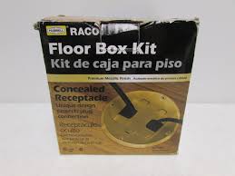 raco hubbell floor box kit floor