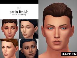 the sims resource face overlay satin