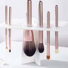 updated makeup brushes drying rack
