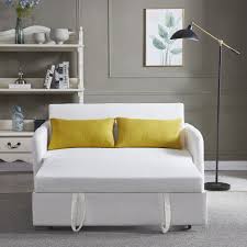 55 5 Convertible Velvet Sleeper Sofa