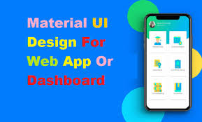 do material ui design for web app or