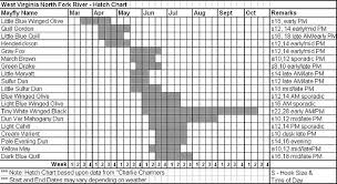 Pa Fly Fishing Hatch Chart Image Of Fishing