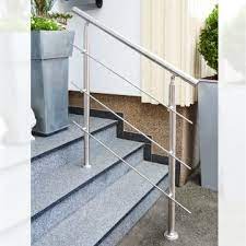 Wall mounted single handrail wmsh. Removable Floor Mounted Stainless Steel Stair Handrail China Manufacturer