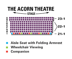 The Acorn Theatre Seating Chart Theatre In New York