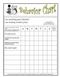 Painted Gold Behavior Chart Free Printable Behavior Charts