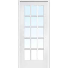 Clear Glass Prehung Doors Interior
