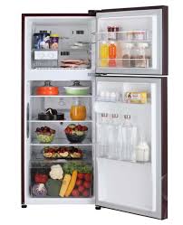 Compared to fridge door for 10 seconds. Lg 258 L Double Door Refrigerator Scarlet Orchid Gl K272sptl