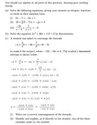 Solved You Should Algebraically Solve