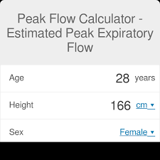 peak flow calculator estimated peak