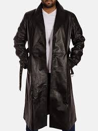 Leather Trench Coat For Men S