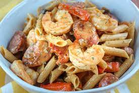 cajun shrimp sausage pasta recipe
