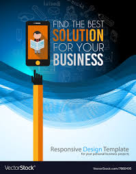 Brochure Template Flyer Design And Depliant Cover